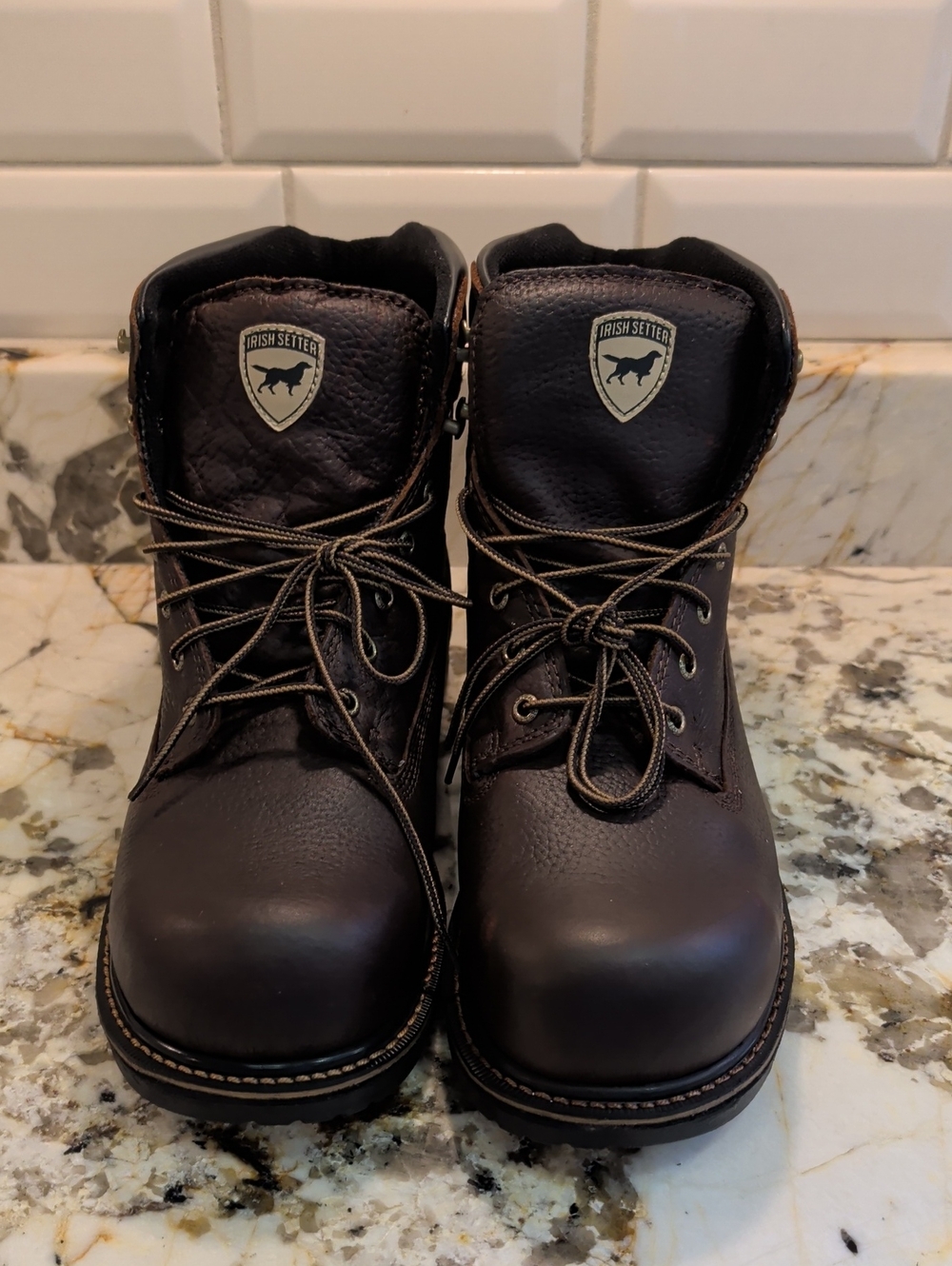 Red Wing Irish Setter Men’s  Steel Toe Leather Work Boots Stock # 83624 Size 12